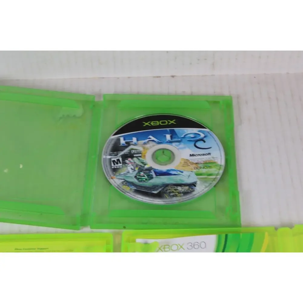 5 games: Halo, 3, 4, Reach, ODST (Microsoft Xbox) Authentic, tested